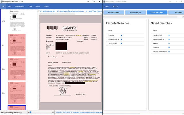 Blank Duplicate Detection